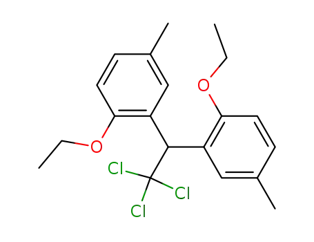 Molecular Structure of 856366-74-0 (2,2-bis-(2-ethoxy-5-methyl-phenyl)-1,1,1-trichloro-ethane)