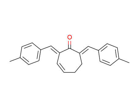2,7-bis-(4-methyl-benzylidene)-cyclohept-3-enone