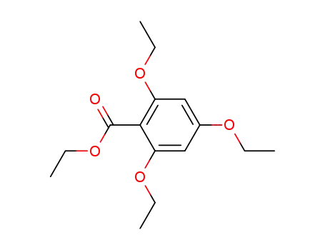 Molecular Structure of 101101-34-2 (2,4,6-triethoxy-benzoic acid ethyl ester)