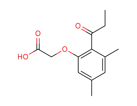 (3,5-dimethyl-2-propionyl-phenoxy)-acetic acid