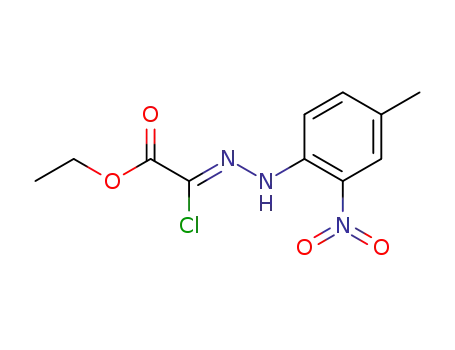Molecular Structure of 119750-08-2 (Ethyl chloro[2-(4-methyl-2-nitrophenyl)hydrazono]acetate)