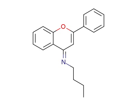 Molecular Structure of 60633-34-3 (butyl-(2-phenyl-chromen-4-yliden)-amine)