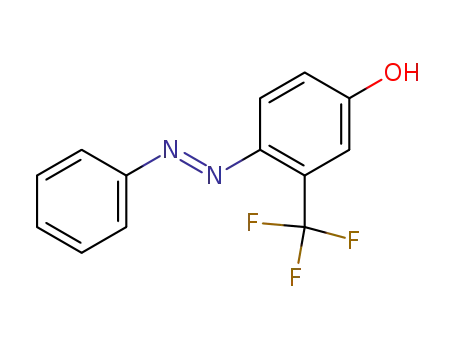 Molecular Structure of 365-49-1 (Phenol, 4-(phenylazo)-3-(trifluoromethyl)-)