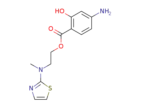 4-amino-2-hydroxy-benzoic acid-[2-(methyl-thiazol-2-yl-amino)-ethyl ester]