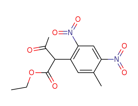 2-(5-methyl-2,4-dinitro-phenyl)-acetoacetic acid ethyl ester