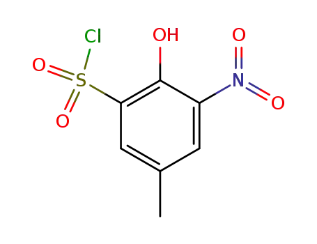 4-hydroxy-5-nitro-toluene-3-sulfonyl chloride