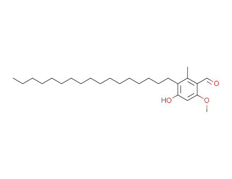3-heptadecyl-4-hydroxy-6-methoxy-2-methyl-benzaldehyde