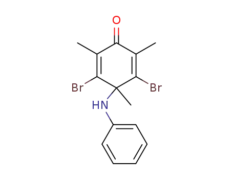 4-anilino-3,5-dibromo-2,4,6-trimethyl-cyclohexa-2,5-dienone