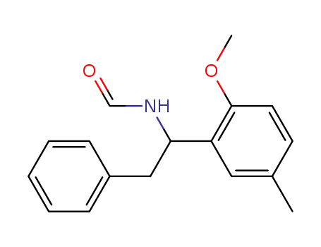 <i>N</i>-(2-methoxy-5-methyl-bibenzyl-α-yl)-formamide