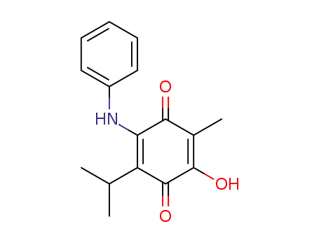 2-anilino-5-hydroxy-3-isopropyl-6-methyl-[1,4]benzoquinone