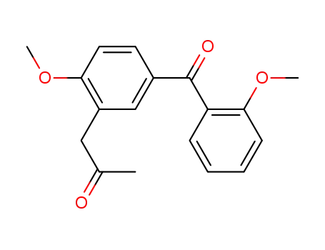3'-acetonyl-2,4'-dimethoxy-benzophenone