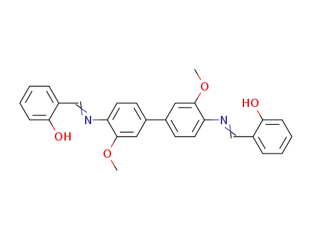 Molecular Structure of 5314-38-5 (N,N'-disalicylidene-3,3'-dimethoxybenzidine)