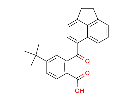 Molecular Structure of 855201-87-5 (2-(acenaphthene-5-carbonyl)-4-<i>tert</i>-butyl-benzoic acid)