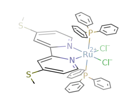 RuCl<sub>2</sub>(PPh<sub>3</sub>)2(4,4'-dithiomethyl-2,2'-bipyridine)