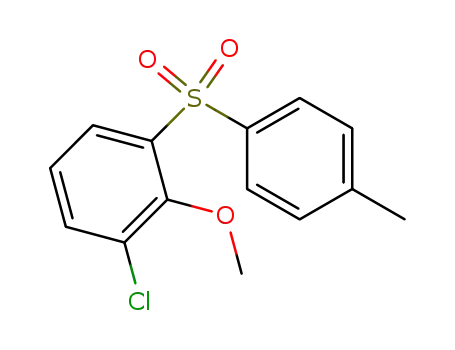 1-chloro-2-methoxy-3-(toluene-4-sulfonyl)-benzene