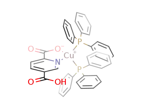 bis(triphenylphosphine)(2,5-pyridinedicarboxylato)copper(I)