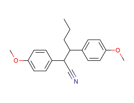 2,3-bis-(4-methoxy-phenyl)-hexanenitrile