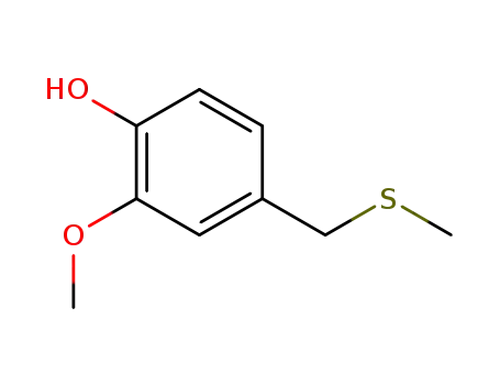 2-methoxy-4-(methylsulfanyl-methyl)-phenol