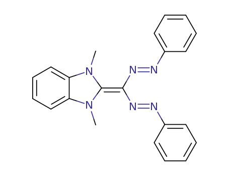 2-(bis-phenylazo-methylene)-1,3-dimethyl-2,3-dihydro-1<i>H</i>-benzimidazole
