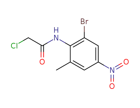 chloro-acetic acid-(2-bromo-6-methyl-4-nitro-anilide)
