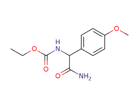 ethoxycarbonylamino-(4-methoxy-phenyl)-acetic acid amide