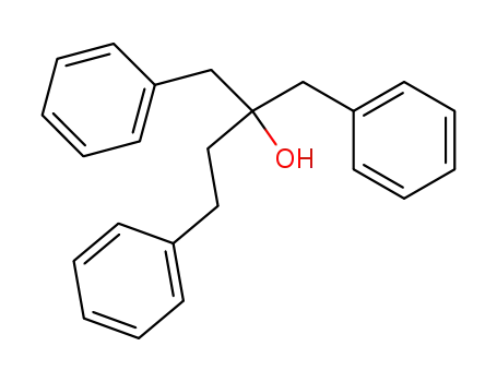 Molecular Structure of 4435-56-7 (dibenzyl-β-phenethyl-carbinol)