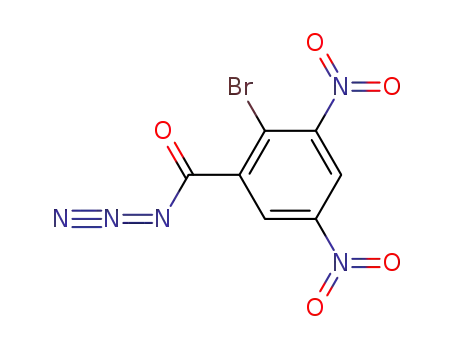 2-bromo-3,5-dinitro-benzoyl azide