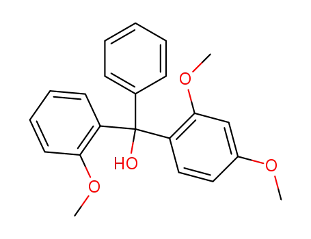 (+/-)-Hydroxy-phenyl-(2-methoxy-phenyl)-(2.4-dimethoxy-phenyl)-methan