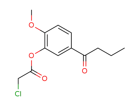 1-(3-chloroacetoxy-4-methoxy-phenyl)-butan-1-one