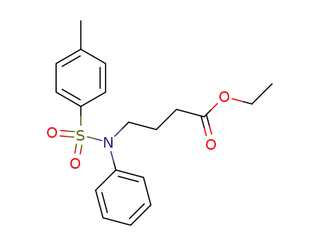 Molecular Structure of 102011-03-0 (4-[<i>N</i>-(toluene-4-sulfonyl)-anilino]-butyric acid ethyl ester)