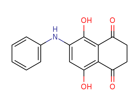 1,4-Naphthalenedione, 2,3-dihydro-5,8-dihydroxy-6-(phenylamino)-