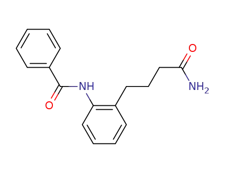 Molecular Structure of 857779-24-9 (4-(2-benzoylamino-phenyl)-butyric acid amide)