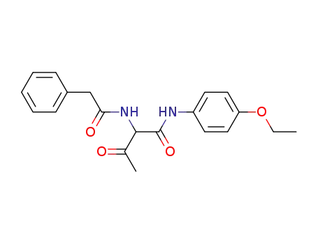 2-(2-phenyl-acetylamino)-acetoacetic acid <i>p</i>-phenetidide