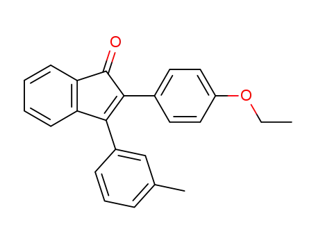 2-(4-ethoxy-phenyl)-3-<i>m</i>-tolyl-inden-1-one