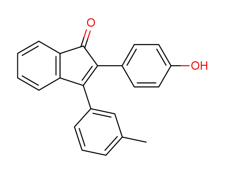 2-(4-hydroxy-phenyl)-3-<i>m</i>-tolyl-inden-1-one