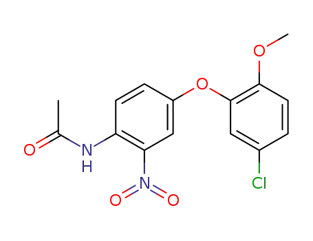 acetic acid-[4-(5-chloro-2-methoxy-phenoxy)-2-nitro-anilide]