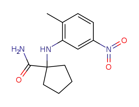 1-(2-methyl-5-nitro-anilino)-cyclopentanecarboxylic acid amide