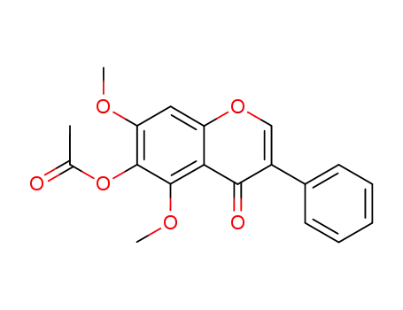 6-acetoxy-5,7-dimethoxy-3-phenyl-chromen-4-one