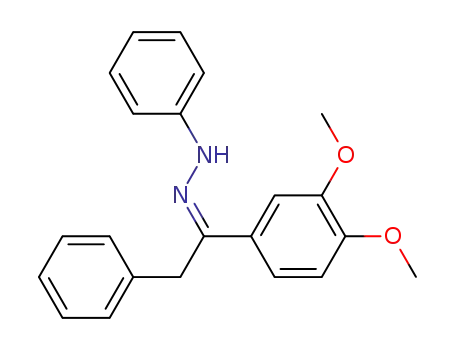 Molecular Structure of 109867-22-3 (3,4-dimethoxy-deoxybenzoin-phenylhydrazone)