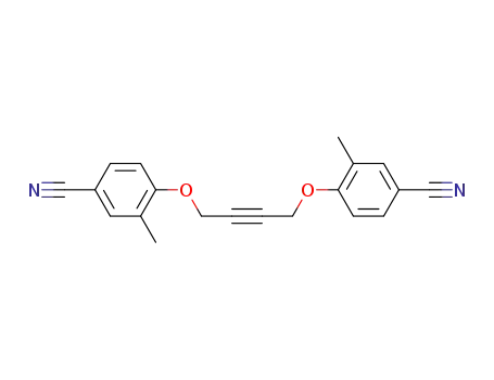 3,3'-dimethyl-4,4'-but-2-ynediyldioxy-di-benzonitrile