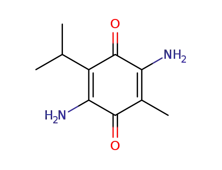 2,5-diamino-3-isopropyl-6-methyl-[1,4]benzoquinone