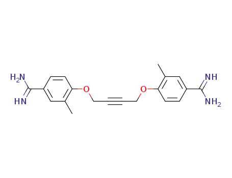 3,3'-dimethyl-4,4'-but-2-ynediyldioxy-bis-benzamidine