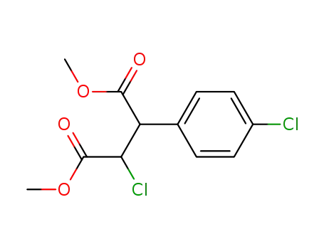 Molecular Structure of 36689-52-8 (2-chloro-3-(4-chloro-phenyl)-succinic acid dimethyl ester)