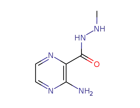 Molecular Structure of 22918-45-2 (3-aminopyrazinecarboxylic acid 2-methylhydrazide)
