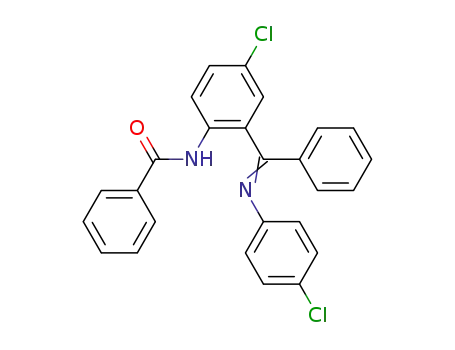 2-Benzoylamino-5-chlorbenzophenon-N-(4-chlorphenyl)-imin