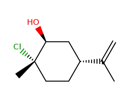 (-)-trans-2-Hydroxy-1-chlor-trans-8-p-menthen