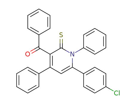 3-benzoyl-6-(4-chlorophenyl)-1,4-diphenyl-2-thioxo-1,2-dihydropyridine