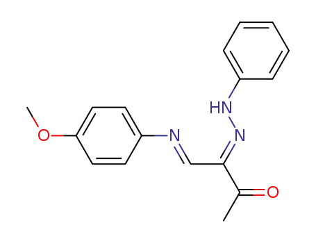 4-[(E)-4-Methoxy-phenylimino]-3-(phenyl-hydrazono)-butan-2-one