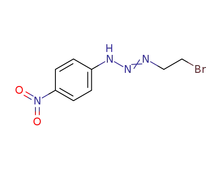 1-(p-nitrophenyl)-3-(2-bromoethyl)triazene