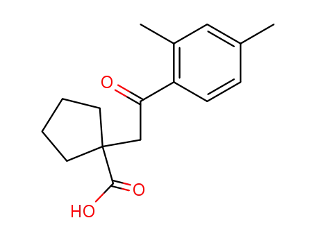 Cyclopentanecarboxylic acid, 1-[2-(2,4-dimethylphenyl)-2-oxoethyl]-